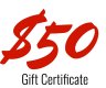 (image for) $50 Gift Certificate