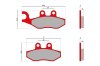 (image for) Malossi Racing Brake Pads for Piaggio BV 350, 400 ABS FRONT
