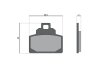 (image for) Malossi Rear Brake Pads for Vespa GTS 310