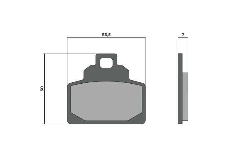 (image for) Malossi Rear Brake Pads for Vespa GTS 310