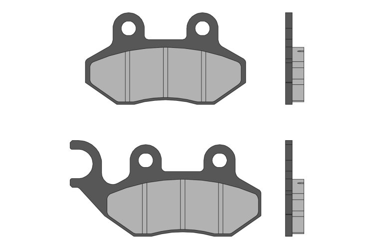 (image for) Malossi Sport Brake Pads for Genuine Buddy 125 and 150