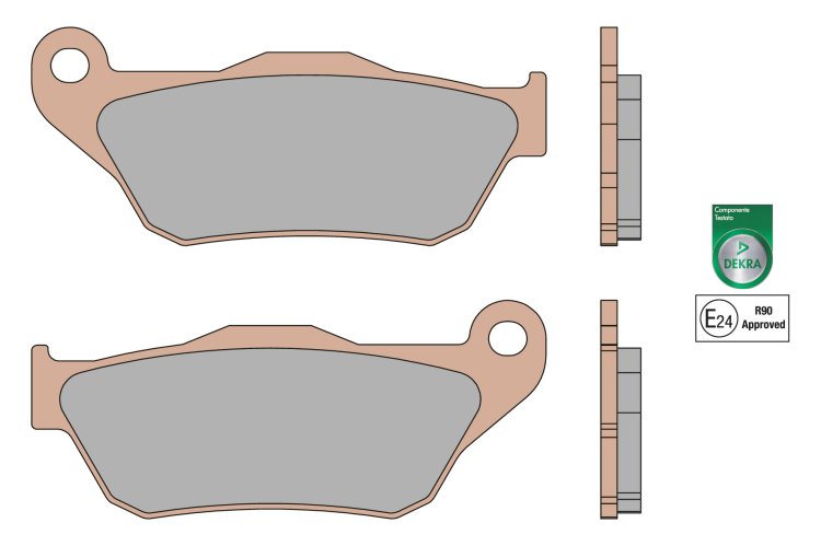 (image for) Brake Pads MHR SYNT Homolgated
