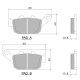 (image for) Brake Pads REAR for Honda Reflex
