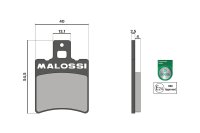 (image for) Malossi Sport Brake Pads for Aprilia SR50