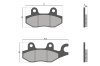 (image for) Malossi Sport Brake Pads for Suzuki Burgman 2007-2024 RIGHT FRONT