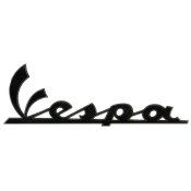 (image for) Vespa Legshield Badge, Black