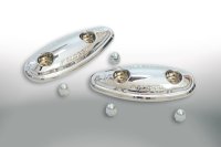 (image for) Malossi Covers for Mirror Holes for Yamaha T-Max Chrome