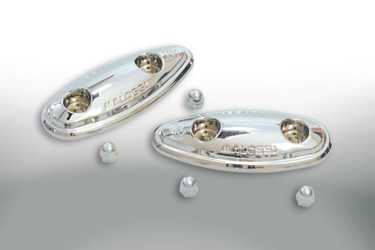 (image for) Malossi Covers for Mirror Holes for Yamaha T-Max Chrome