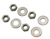 (image for) M7-1.00 Nuts & Washers - Set of 4
