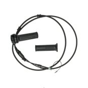 (image for) Complete Throttle and Cable Assembly for Vespa Primavera and Sprint 50cc 3 valve