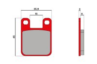 (image for) Malossi Racing Brake Pads 6216005