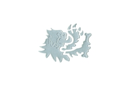 (image for) Sticker Malossi Head Lion - 3D - Silver - 10 cm
