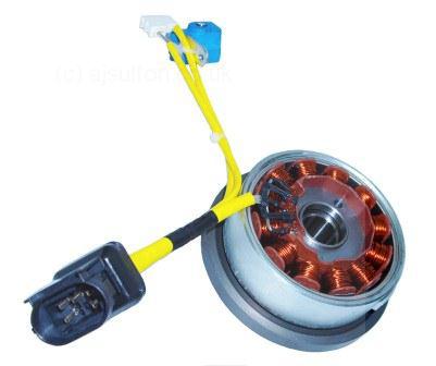 (image for) Flywheel and Stator for Vespa GT200, Piaggio BV200