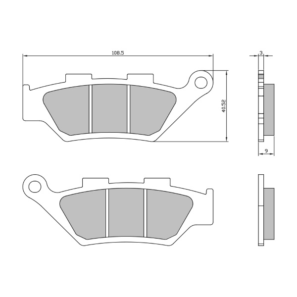 (image for) Brake Pads FRONT for Benelli TRK 502X SINTERED